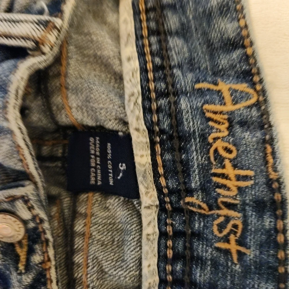 Amethyst Jeans Light Blue Denim Mini Skirt